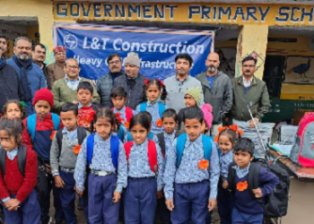 L&T कंपनी ने इस सरकारी स्कूल को किया संसाधनों से लैस..