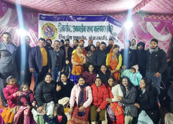 शिवगंगा एनक्लेव जन कल्याण समिति ने धूमधाम से मनाया नववर्ष..