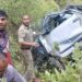 बिग ब्रेकिंग- खाई में कार गिरने से दो लोगों की मौत..