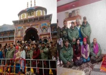 थल सेनाध्यक्ष मनोज पांडे ने किए बद्री-केदार के दर्शन..