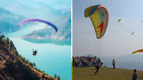 टिहरी में आज से दिखेगा देश-विदेश के पैराग्लाइडर्स का रोमांच..