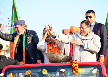 सीएम धामी ने सेलाकुई में की जनसभा, कहा-देश-प्रदेश में दो इंजन काम कर रहे..