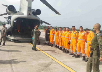 धराली में रेस्क्यू ऑपरेशन तेज़, चिनूक हेलिकॉप्टर से 35 लोगों को लाया गया जौलीग्रांट