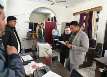 आवास सचिव डॉ. आर. राजेश कुमार ने किया नगर एवं ग्राम नियोजन विभाग का औचक निरीक्षण..