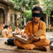 काली पट्टी बांधकर पढ़ रहे बच्चे, 17 दिन के कैंप में कराया जा रहा खास अभ्यास..